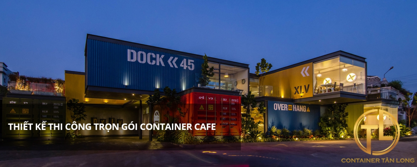 thi công trọn gói container cafe
