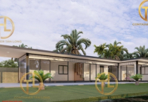 Công trình lắp ghép nhà container chữ L