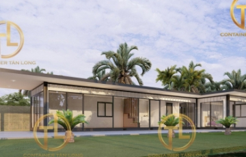 Công trình lắp ghép nhà container chữ L