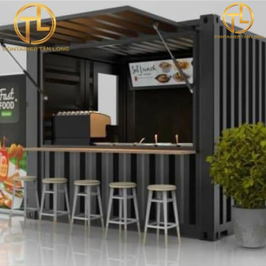 Thiết Kế  Container  Cafe 10  Feet