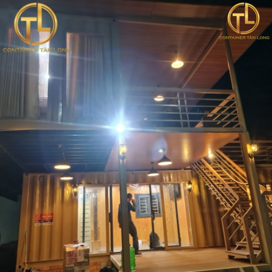 Giá thi công nhà container 2 tầng