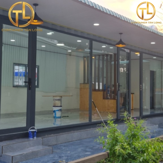 Nhà container chữ L siêu đẹp