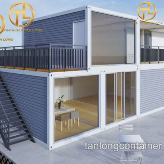 Container Nhà Trọ 2 Tầng