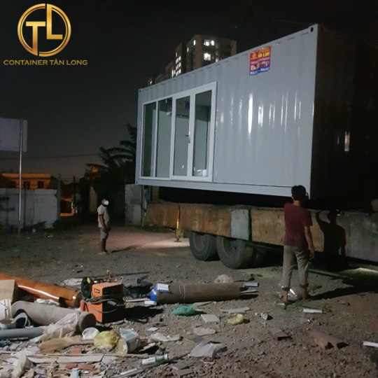 CONTAINER VĂN PHÒNG 20 FEET TRẮNG