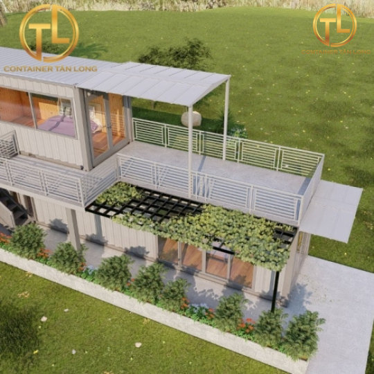Nhà Container 2 Tầng