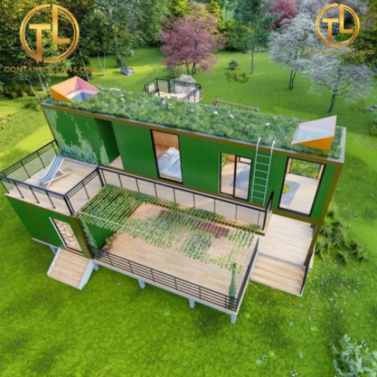 Container  Nhà Ở Có Sân Vườn