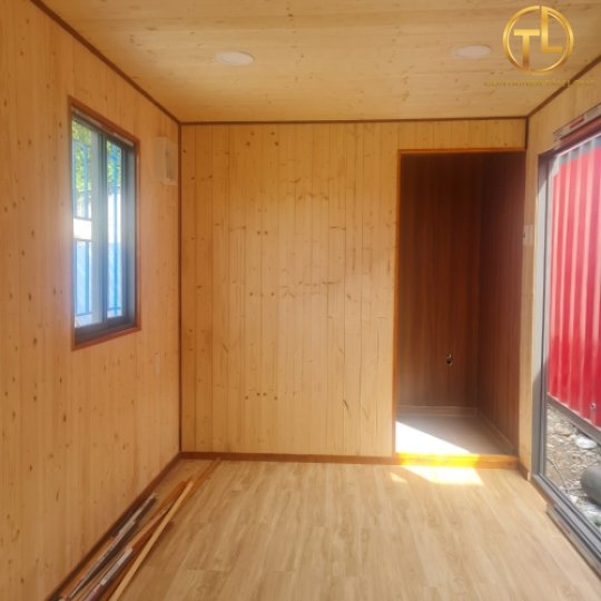 Nhà container lắp ghép 2 tầng mặt kính