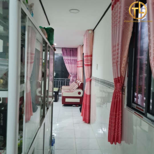 Container Nhà ở 40 feet Màu Hồng